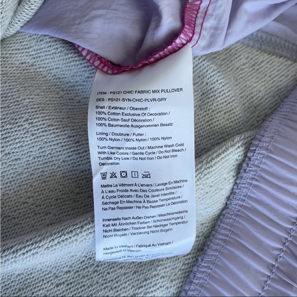 Peloton Fabric Mix Pullover Size XL Womens Workout Sweatshirt Long Sleeve NWT - Picture 11 of 11